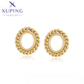 T000963023 XUPING JEWELRY 14K Gold Color Elegant Stainless Steel Korean Vintage Fashion Gold Plated Fine Earrings