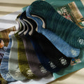 Top Quality Men's Summer Outdoor Casual Fashion No Show Socks Combed Cotton comfort Deodorant Low Cut Invisible Non-slip Socks