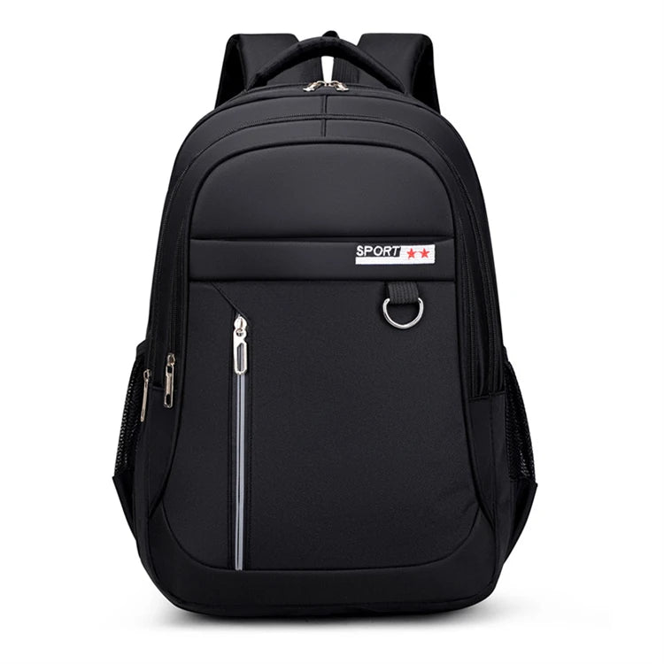 Oxford 600d Custom Black Large Boys Backpack Simple Classic Duffle for Everyday Use Fashionable Style
