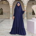 Wholesale Loriya Modest One Piece Jilbab Abaya Elegant Islamic Clothing for Women's Dresses EID Ramadan Prayer Abaya Ethnic