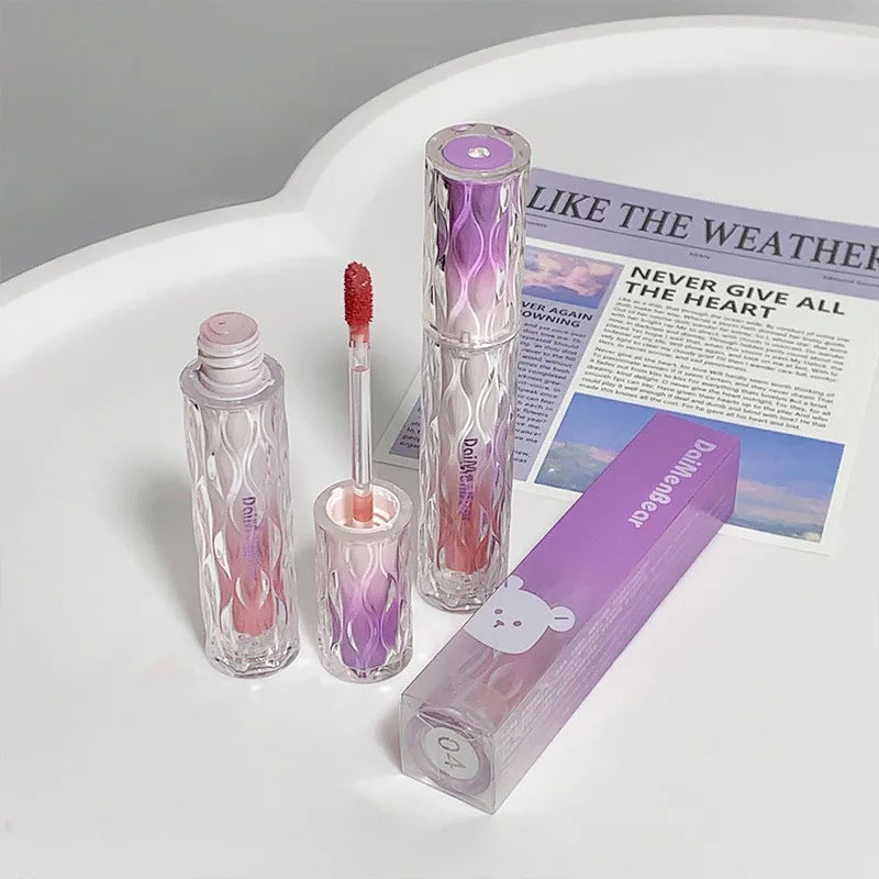 New Arrival Mirror Lip Glaze Non-stick Cup Lasting Water Light Mist Lipstick Lip Gloss