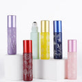 In StockFloral Element 10ml Macaron Colors Glass Roll on Bottle With Gemstone Roller and Colors Cap
