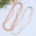 Zhuji Best-Selling Sample Design Potato Shape Natural Freshwater Real Pearl Necklace for Sale