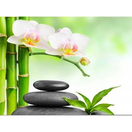 Flowers DIY Full Diamond Painting Flower 5D DIY Wall Sticker Embroidery Mosaic Lotus Cross Stitch  Landscape Diamond Art