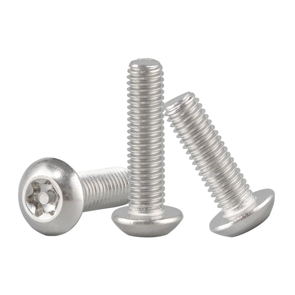 Fastener Manufacturer Button Round Pan Head Torx Bolts Screws for License Plate Automotive Fasteners Anti Theft Screw Bolt