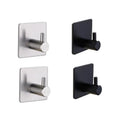 Heavy Duty Stainless Steel Self-Adhesive Towel Hook Nail Free Metal Wall Mounted Coat Hanger Use for Clothing
