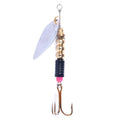 Wholesale SP137 8.5cm 11g Metal Spinner Baits Spoon Fishing Lures with Rotating Sequin
