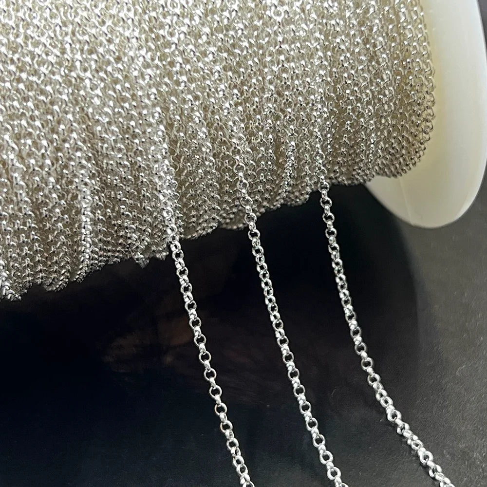 14K Gold Filled Jewelry Rolo Chain Necklaces for Women DIY Making