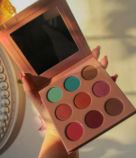 Private Label Low MOQ Vegan Cosmetic Pigment Eyeshadow Palette