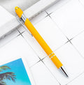 Custom Logo Printed Promotional Ballpoint Pen with High Visibility Metal Quick-Dry Ink Silk Screen Printing Stylistic Design