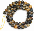 AA Dream Tiger Eye Natural Gemstone Round Loose Beads for Jewelry Making Energy Stone Beads