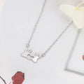Love Heart Jewelry Women's Temperament Necklace Personalized Couple Necklace