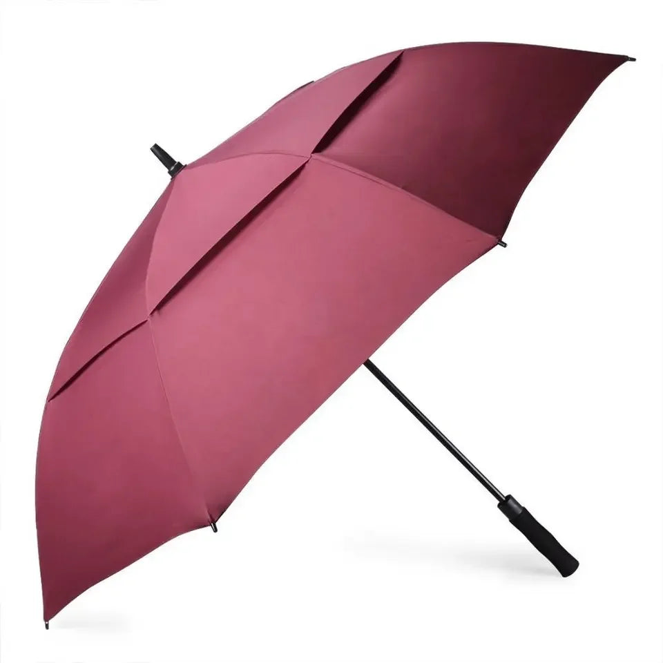 Customized Printing China Factory Double Canopy Golf Umbrella