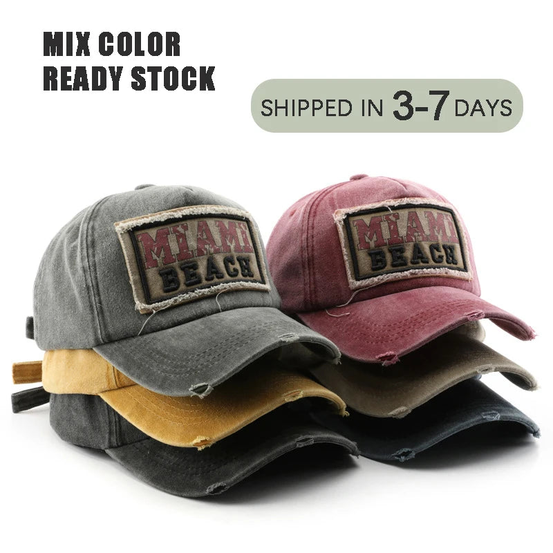 Wholesale High Quality Vintage Baseball Cap Washed Distressed Dad Hats Embroidery Patch Sporty Street Style 100% Cotton Unisex MegaBDM