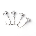 100pcs/pack 1g Round Ball Unpainted Lead Jig Head Wholesale Jigheads
