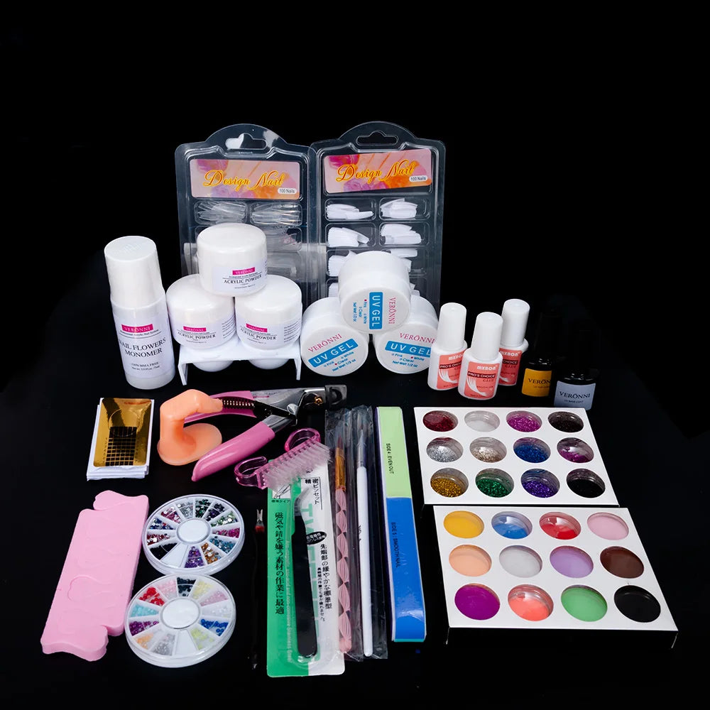 #03 Acrylic Nail Kit Nail Set Everything for Manicure Sets Acrylic Complete Kit Nail Supplie for Professionals Acrylic