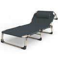 Garden Folding Camping Cot Lounge Recliner Beach Chair