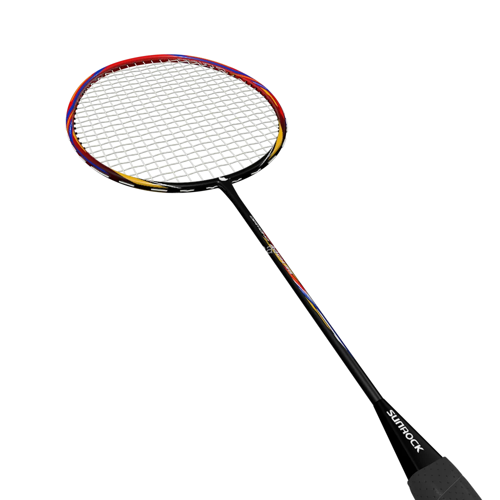 High Performance Graphite Fiber Badminton Racket with PU Grip Sports Equipment