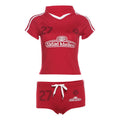 Women's Slim-Fit High Waist Soccer Shorts Summer Hip-Lifting Sets for Adults