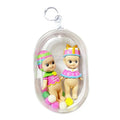 PVC Clear Figure Display Bag Keychain Charms Zipper Clear Carrying Case Bag Pouch Blind Box Display for Sonny Doll