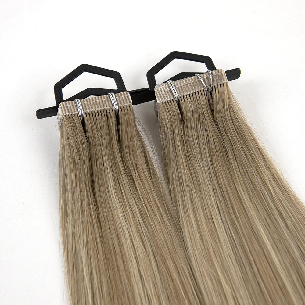 New Premium High Quality 100% European Hair Double Drawn Invisible Remy Skin Weft 100% Human Hair Extension Tape in