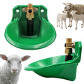 Animal Drinkers Automatic Livestock Waterer Thicken Plastic Sheep Goat Water Trough Water Bowl with Copper Valve