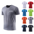 Mens Gym Tshirt Custom logo Quick Dry Tshirt Mens Running Tshirts Sport t Shirt for Men
