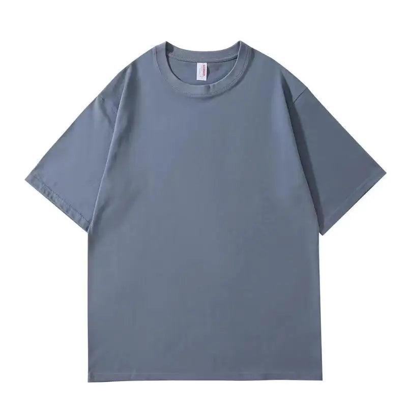 Blank T Shirt Custom 100% Cotton T-shirt Printing logo for Men Plain Oversized T Shirts Printed White Black T Shirt