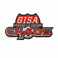 Custom Iron on Backing Uniform Sports Clothes Woven Fabric Patches