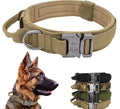 Outdoor Tactical Collar Training Double Layer Wear Resistant Pet Collar Dog Nylon Tactical Collar for Medium Large Hunting Dog