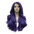 Celebrity Tinsel Glue Highlight Black Women Synthetic Lace Front Cosplay Wigs for Vacation