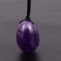 DIY Yoni Products Wholesale Natural Amethyst Gemstone Yoni Eggs for Vaginal Kegel Exercise