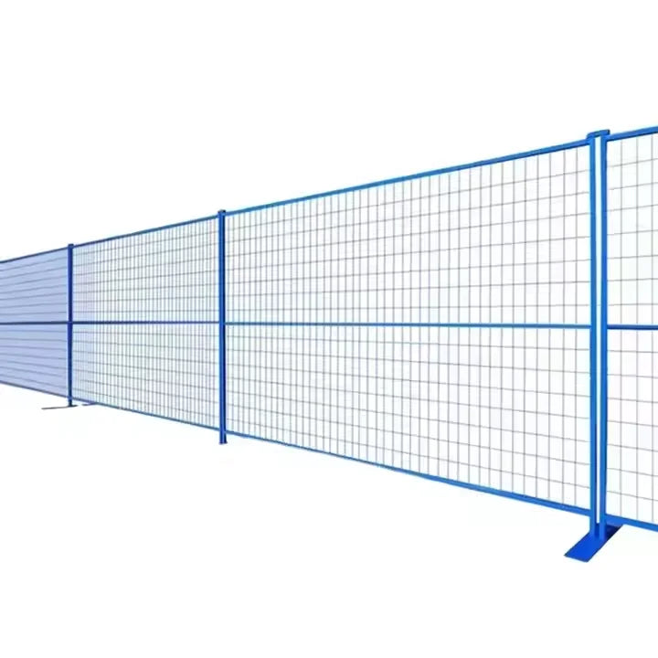 BaoChuan Canada Temporary Hot Dipped Galvanized Steel Fence 50*100mm Eco-Friendly for Certified Custom Colors 3D Trellis Gates