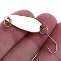 Metal Spoon Fishing Lure 2.5G 5G Metal Spinner Bait Trolling Spoon Fishing Lure