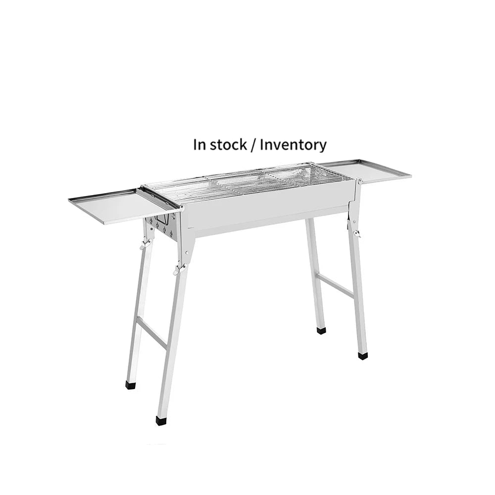 In Stock Restaurant Stainless Steel Charcoal Big Bbq Grill Barbecue