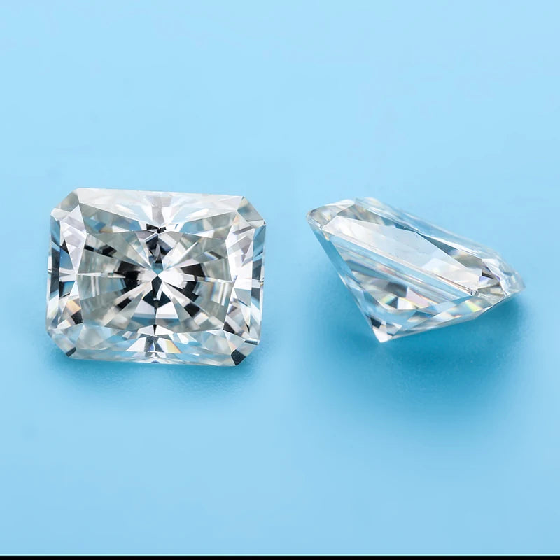 Starsgem Competitive Price Pure White clear DEF Moissanite Heart Arrow Radiant Cut Moissanite