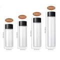 500ml 350ml Food Grade Voss Pet Plastic Juice Bottles With Double Wall Lids