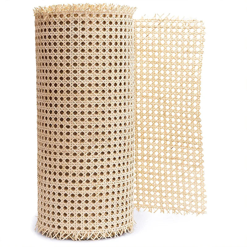 Free Sample Bleached a Grade Cane Weaving Natural Rattan Roll Weave Rattan Mesh for Wholesales