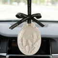 FinRu Factory Direct Hanging Ceramic Wardrobe Aroma Plaster Car Air Freshener Porcelain Flower Fragrance Essential Oil Diffuser