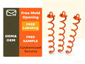 Corkscrew Shape Steel Stake Ring Spiral Ground Anchor Trampoline Peg High Wind Preventing Twist Anchors Stakes Screws