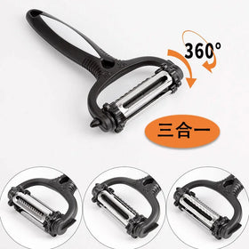 Epsilon Multifunctional 360 Degree Rotary Slicer Carrot Potato Peeler Vegetable Cutter Kitchen Gadget Fruit Melon Planer Grater