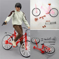 1 Set 1/6 Scale Plastic Bike Bicycle Model DIY Accessory for 12'' Action Figure