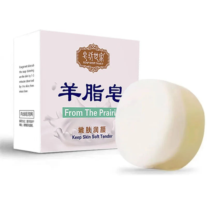 Hot Selling Goat Milk Handmade Soap with Lanolin & Essential Oils Whitening & Slimming Body Care for Bathing & Facial Cleansing