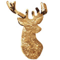 Large Deer Iron-On Sequin Patches for Clothing Eco-Friendly Fabric Anime Iron-On Patch for Christmas