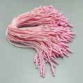 Factory Direct pink Nylon Clothing Label Custom hang Tag String Jeans Watch Rope Hanging Label Garment Rope