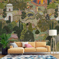 New Product Waterproof and Moisture-proof Indoor Wall Decoration Peel&stick Jaipur Garden Wallpaper