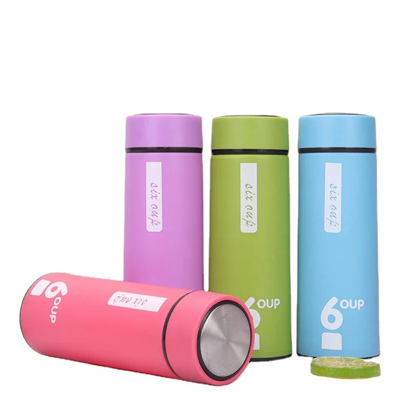 Manufacture 340ml Heat Resistance Colorful Cute Design Children BPA Kids DrinkWare Sport Glass Water Bottle