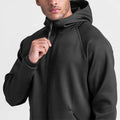 Custom Men's Gym Fitness Jacket Fashion Design with Full Zipper Cotton Terry Fleece Mid-Weight Blank Hoodie for Autumn Season