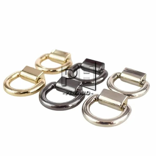 O D Ring Bag Side Clip Buckles Screw Handbag Chain Handles Connector Bag Strap Belt Hanger DIY Hardware Accessories