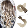 Stock Salon Quality Double Drawn Virgin Remy Human Hair Extensions Sew in Hair Weft Ombre Human Hair Weave Bundles